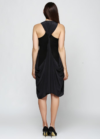 Черное кэжуал платье короткое Liu-Jo однотонное