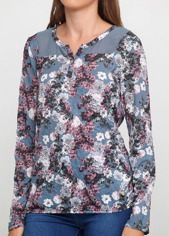 Голубая демисезонная блуза Liu Jo