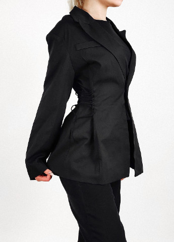 Черный кэжуал пиджак MissPap - однотонный - демисезонный