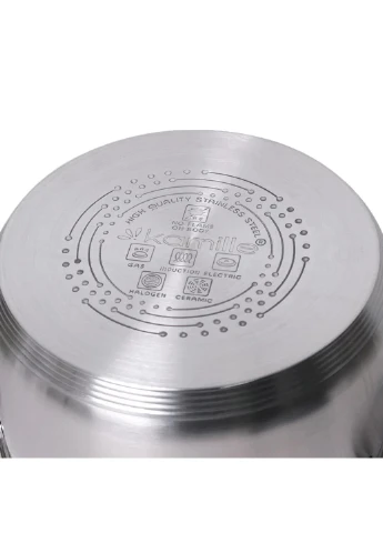 Кастрюля из нержавеющей стали KM-5620S 3.8 л 20 см Kamille (253542220)