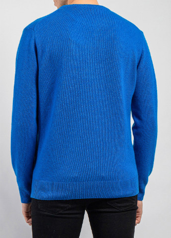 Синий зимний свитер MC2 Saint Barth