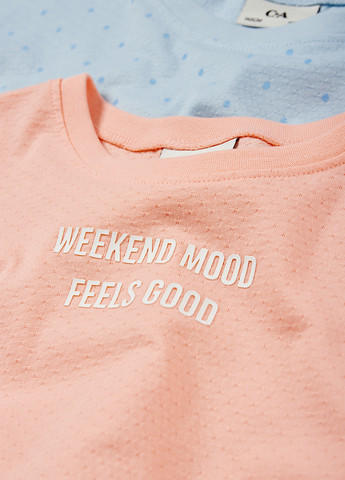 Комбінована всесезон піжама (футболка (2 шт.), шорти (2 шт.)) футболка + шорти C&A