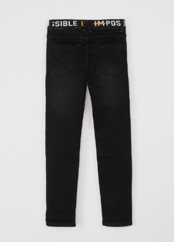 Черные демисезонные зауженные джинсы Coccodrillo
