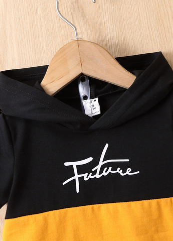 Комбінований літній костюм (футболка, шорти) з шортами SHEIN