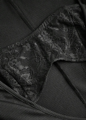 Чорна кежуал сукня SHEIN однотонна