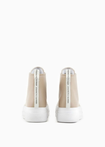 Бежевые кеды Armani Exchange