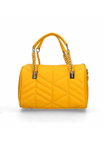 Сумка Italian Bags однотонная жёлтая деловая