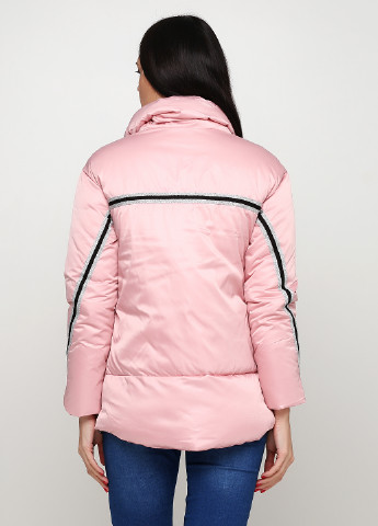 Светло-розовая демисезонная куртка Lady yep