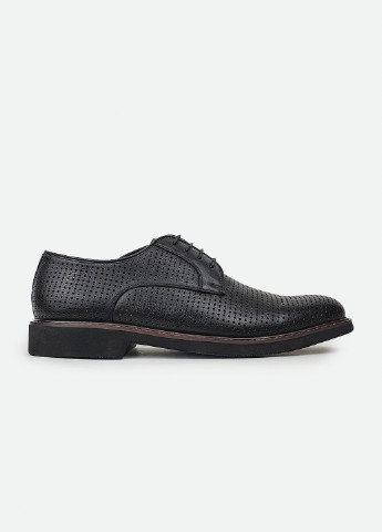 Класичні чоловічі чорні туфлі на шнурках перфорація 45 Cosottinni (228214720)