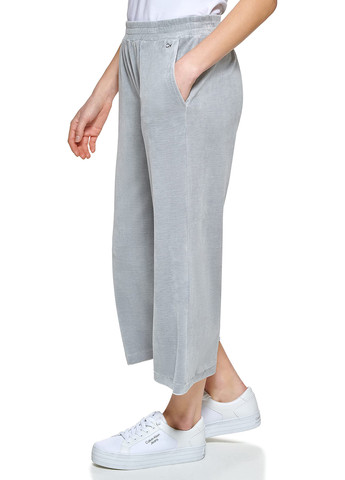 Светло-серые кэжуал демисезонные кюлоты брюки Calvin Klein