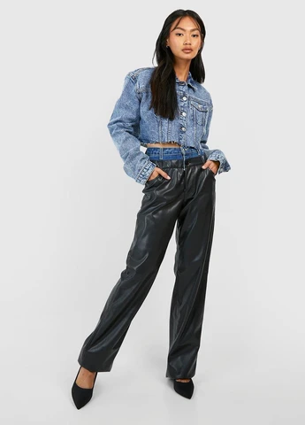 Светло-синяя демисезонная куртка Boohoo