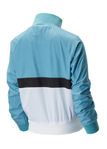 Голубая демисезонная куртка New Balance ATHLETICS ARCHIVE RUN