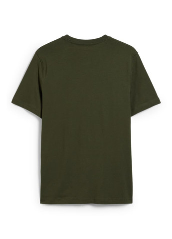 Темно-зеленая футболка C&A