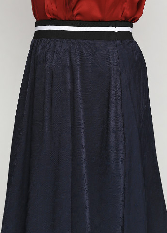 Темно-синяя кэжуал с абстрактным узором юбка Gestuz клешированная