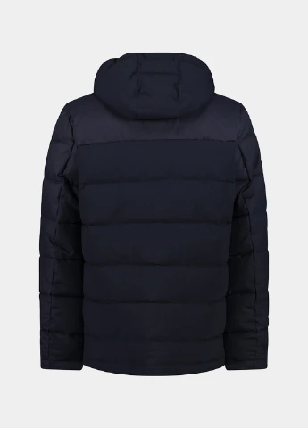 Темно-синя зимня куртка CMP MAN LONG JACKET SNAPS HOOD