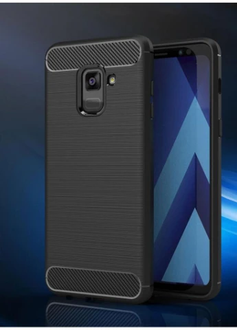 Чохол для мобільного телефону (смартфону) для SAMSUNG Galaxy A8 2018 Carbon Fiber (Black) Laudtec (LT-A73018B) BeCover (201493245)