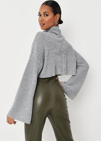 Серый зимний свитер Missguided