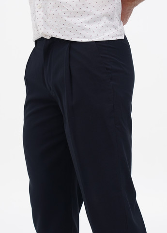 Темно-синие кэжуал демисезонные чиносы брюки Emporio Armani EA7