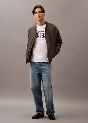 Белая футболка Calvin Klein