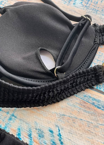 Чорний літній роздільний купальник (ліф, трусики) роздільний NOVA VEGA