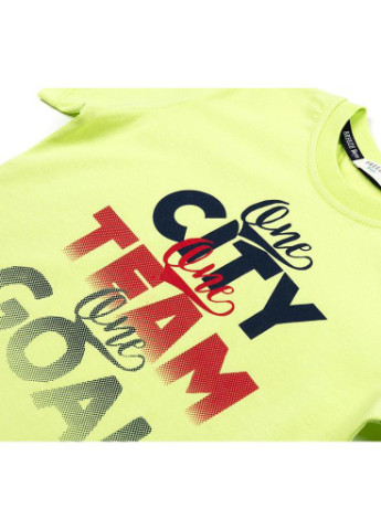 Комбінований літній костюм десткий city team goal (12407-110b-green) Breeze