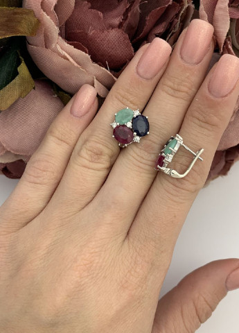 Серьги Silver Flame (251125941)