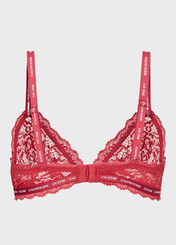 Светло-бордовый бюстгальтер Calvin Klein с косточками полиамид