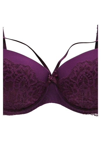 Фиолетовый балконет бюстгальтер Hunkemoller с косточками полиамид