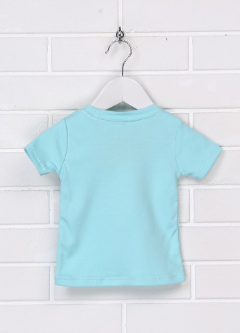 Голубая летняя футболка Baby Art