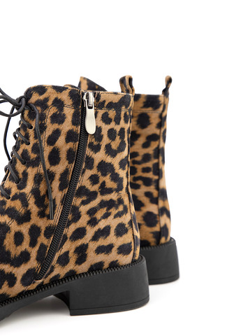 Осенние ботинки берцы Respect без декора из натурального велюра