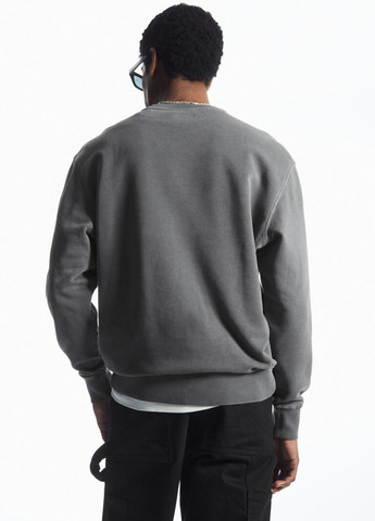 Темно-сірий світшот Cos однотонний без декору (358926082)