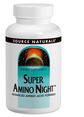 Усовершенствованная Амино Формула, Super Amino Night,, 60 капсул Source Naturals (228293323)