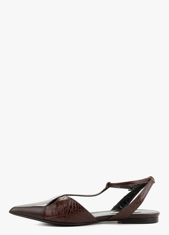 Le'BERDES Туфлі слінгбекі коричневий з натуральна шкіра, україна — демісезон (328003885)