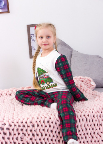 Комбинированная всесезон пижама детская “family look” Носи своє 6076
