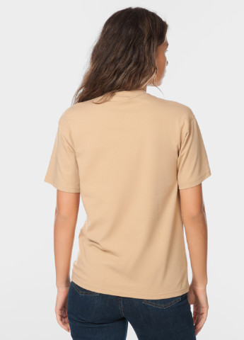 Бежевая демисезон футболка женская Arber T-shirt W Overs