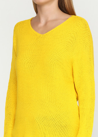Желтый демисезонный пуловер пуловер Metin Triko