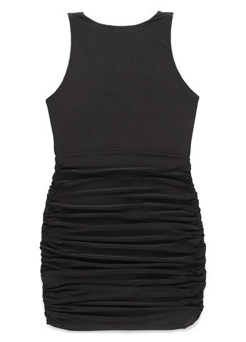 Чорна коктейльна, кежуал сукня IN THE STYLE однотонна