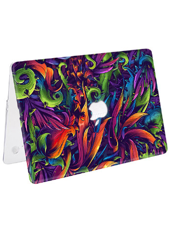 Чохол пластиковий для Apple MacBook Pro 15 A1707 / A1990 Текстура флори (Flora texture) (9649-2512) MobiPrint (218867519)