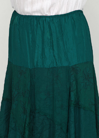 Изумрудная кэжуал с рисунком юбка Degrade
