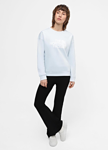 Светло-голубой свитшот The North Face логотип без декора (363354106)