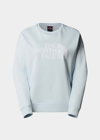 Светло-голубой свитшот The North Face логотип без декора (363354106)