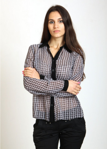 Комбинированная демисезонная блуза Petro Soroka