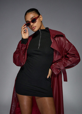 Чорна кежуал сукня сукня светр SHEIN однотонна