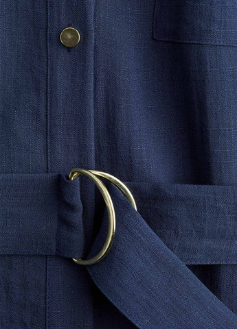 Синя кежуал сукня H&M однотонна