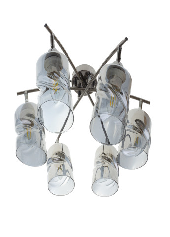 Люстра на 6 лампочек LK-723S/6 E27 BK + CH Brille (251891711)