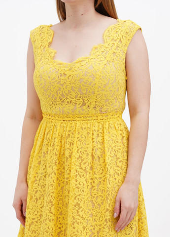 Желтое кэжуал платье Liu Jo однотонное