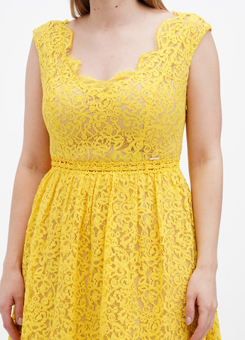 Желтое кэжуал платье Liu Jo однотонное