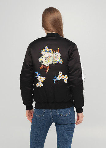 Черный демисезонный Пуховик Coach