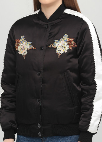 Черный демисезонный Пуховик Coach