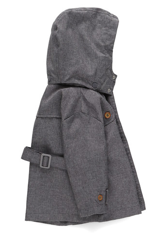 Серое демисезонное Пальто двубортное Chicco